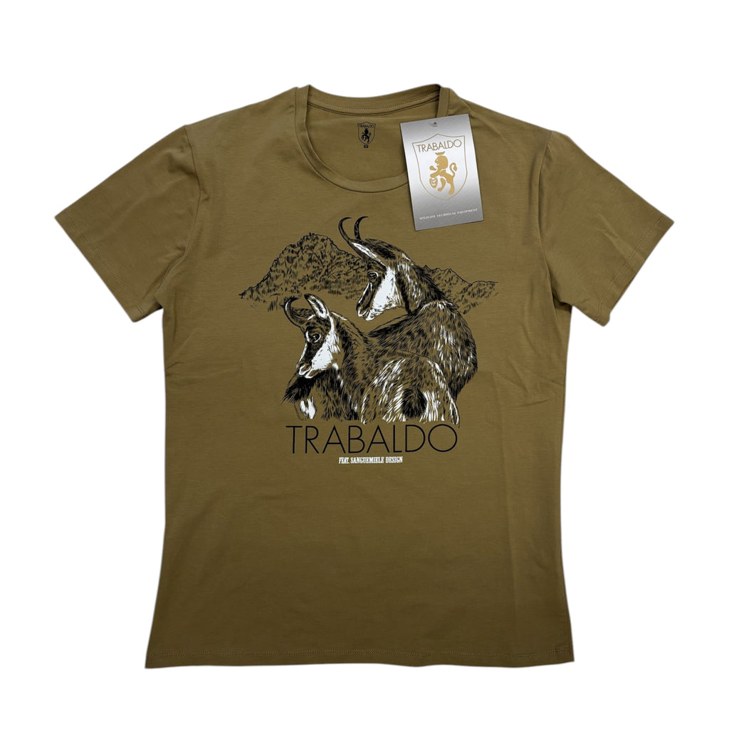 T-SHIRT TRABALDO CAMOSCIO